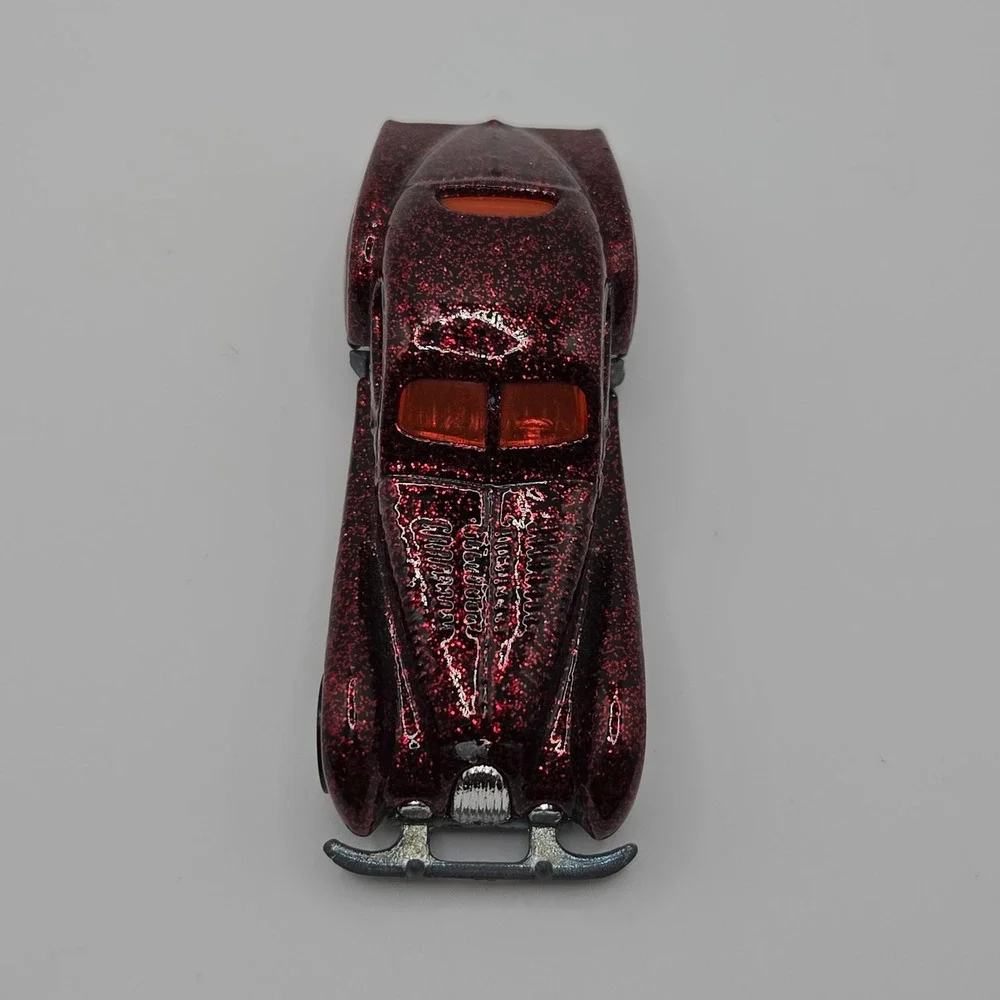 Hot Wheels Talbot Lago Red Metalflake 1987 Diecast Car Malaysia Vintage Style